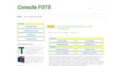 Desktop Screenshot of consultarfgts.com